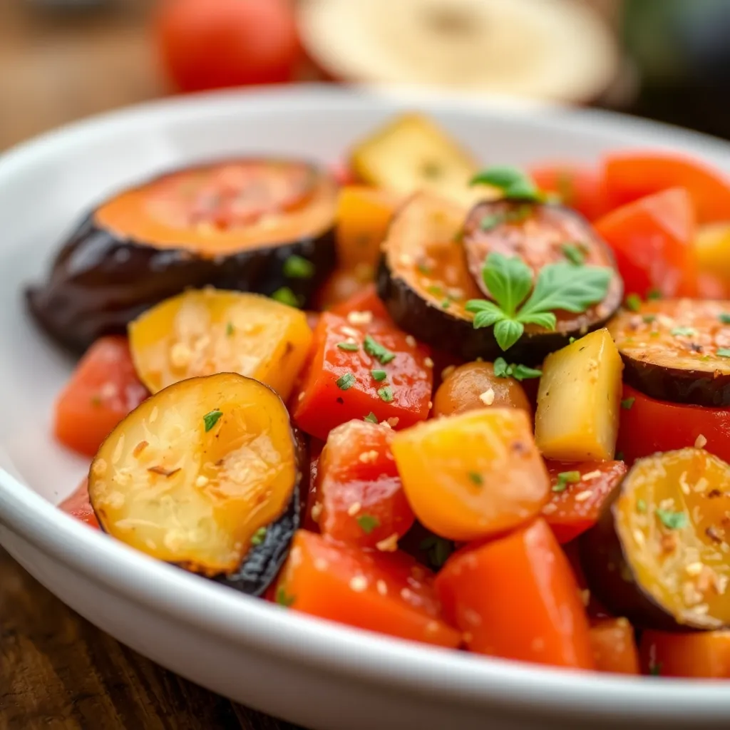 Zucchini, Tomato, and Eggplant Medley