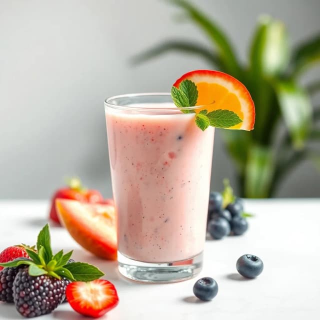 Tropical Fruit Yogurt Smoothie